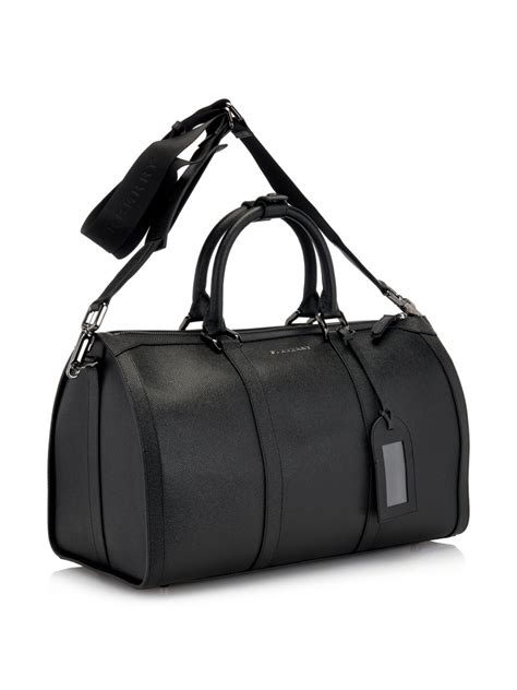 burberry holdall weekender bag|Burberry Men's Boston Leather Duffel Bag .